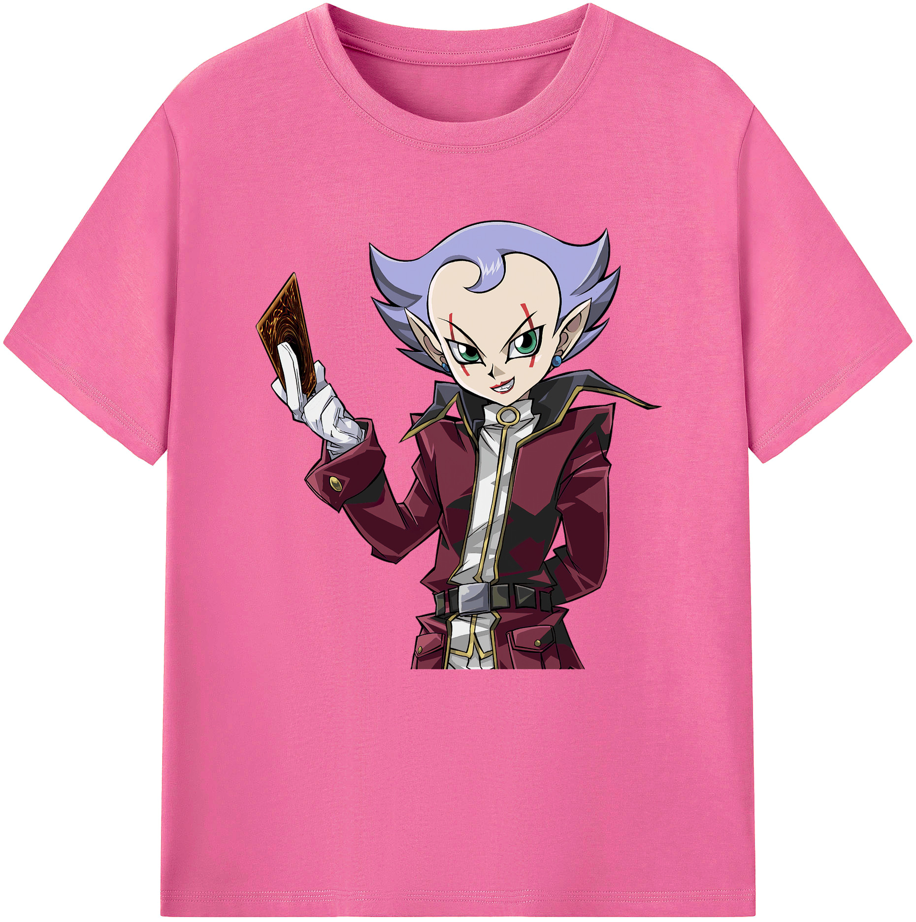 （画像用） 遊☆戯☆王 Yu-Gi-Oh! レディースカジュアルプリントTシャツ（綿100％）